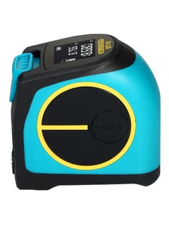 MILESEEY 2-In-1 Digital Laser Distance Meter Measuring Tape Blue/Black 