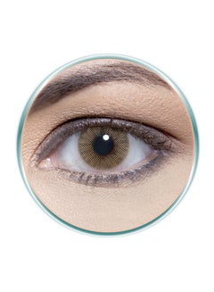 unisex Hidrocor Avela (Hazelnut) Yearly Disposable Cosmetic Contact Lenses