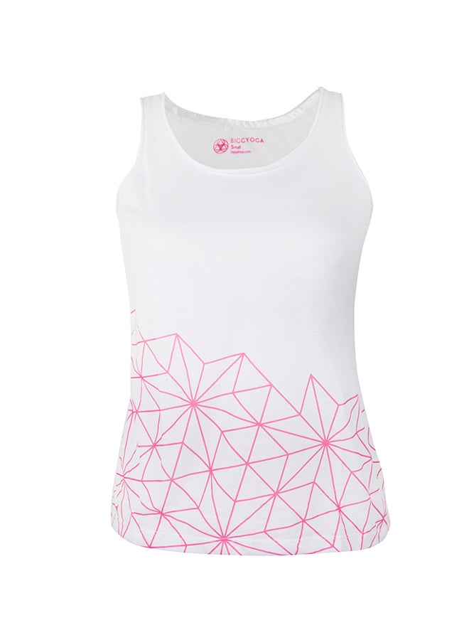 BiggYoga Aura Vest White/Red  - Image 1