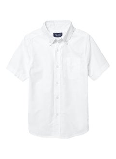 Kids Short Sleeve Shirt White