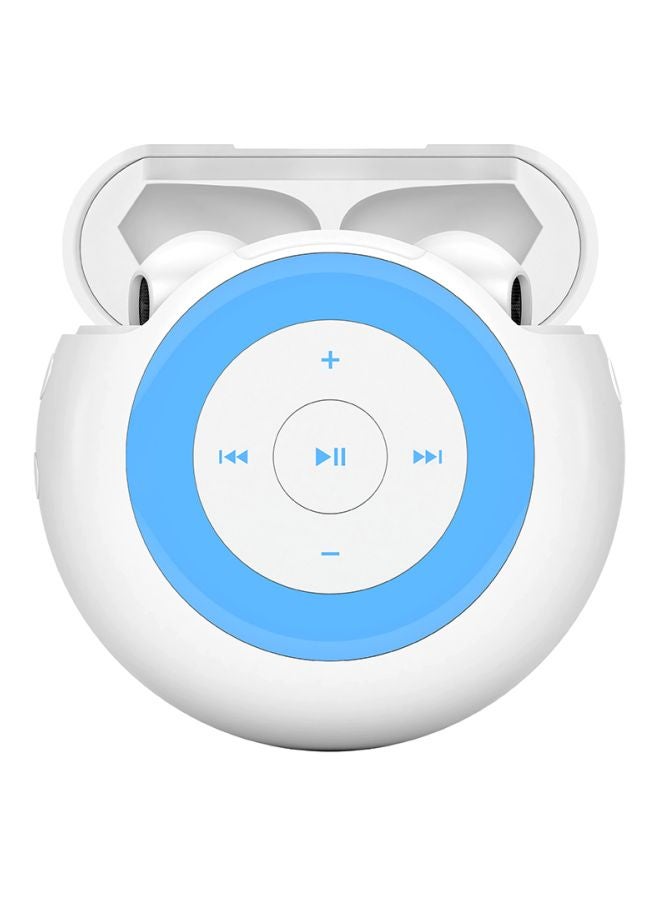iDiskk 3-In-1 Bluetooth In-Ear Headset With Mic White/Blue - Image 2