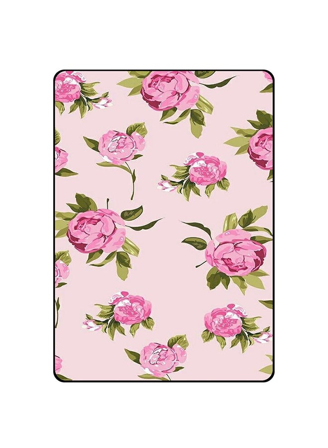 غطاء حماية واقِ لجهاز هواوي ميت باد 10.4 بوصة نمط مطبوع بزهور وردية مرسومة يدوياً