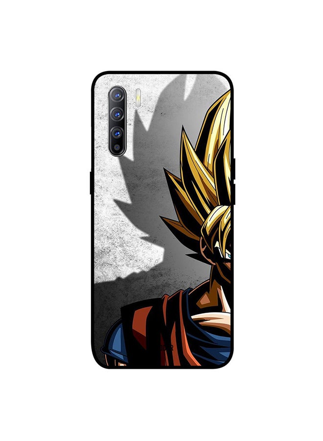 غطاء حماية واقٍ لجهاز أوبو رينو 3 نمط مطبوع برسمة مستوحاة من مسلسل الأنمي "Dragon Ball Z"