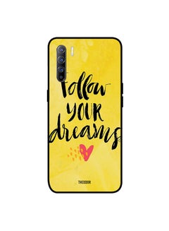 Protective Case Cover For Oppo Reno3 Follow Your Dream Yellow