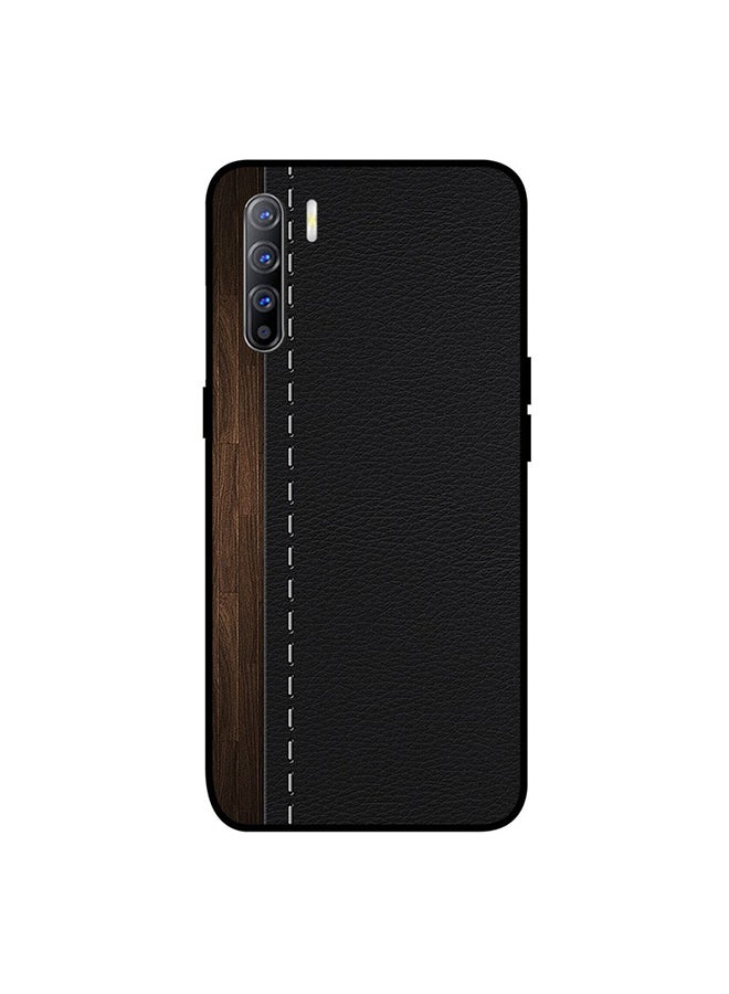 Protective Case Cover For Oppo Reno3 Leather And Wood
