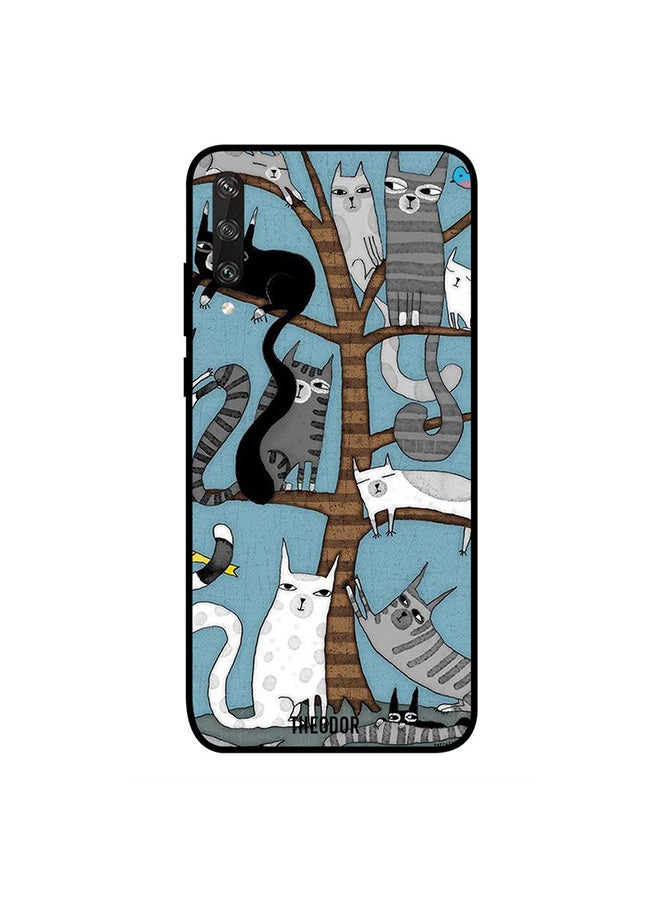 غطاء حماية واق لهاتف هواوي Y6p متعدد الألوان