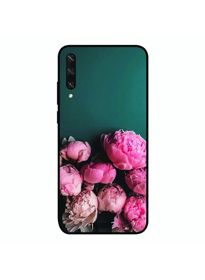 غطاء حماية واق لهاتف هواوي Y6p زهور