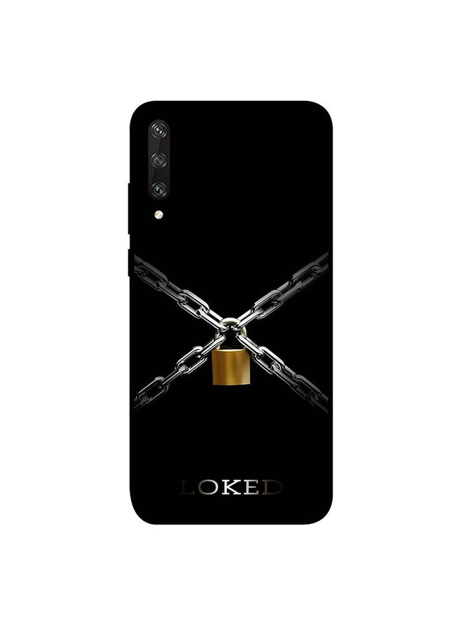 غطاء حماية واق لهاتف هواوي Y6p لون أسود.