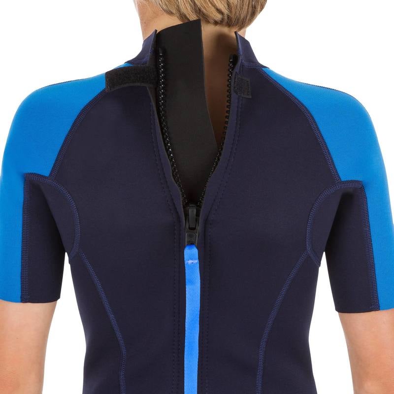 Generic Surfing Thermal Short Sleeves Shorty Swimsuit 14cm - Image 5
