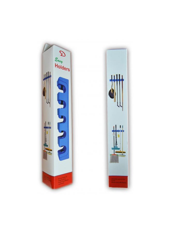 DAT - Dat Wall Mount Mop And Broom Holder Blue 400grams - Image 1