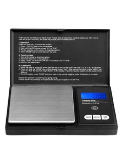 Portable Salter Mini Digital Weighing Precision Scale Black/Silver 16centimeter