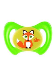 Pack Of 1 Miss Denti Silicone Soother, Green Fox, 0 - 6 Months - v1594208078/N39234077A_1