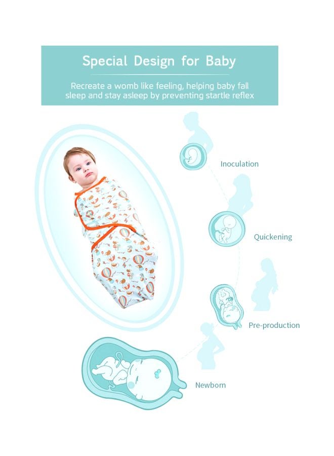 انسولار قطعتان من لفافة أطفال مزينة بطبعات - Image 4