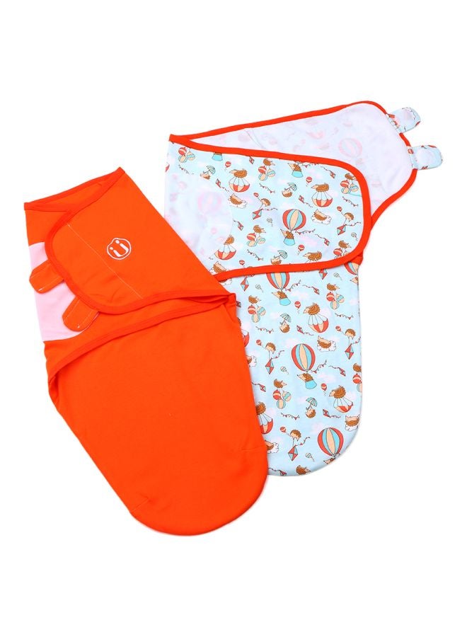 انسولار قطعتان من لفافة أطفال مزينة بطبعات - Image 2