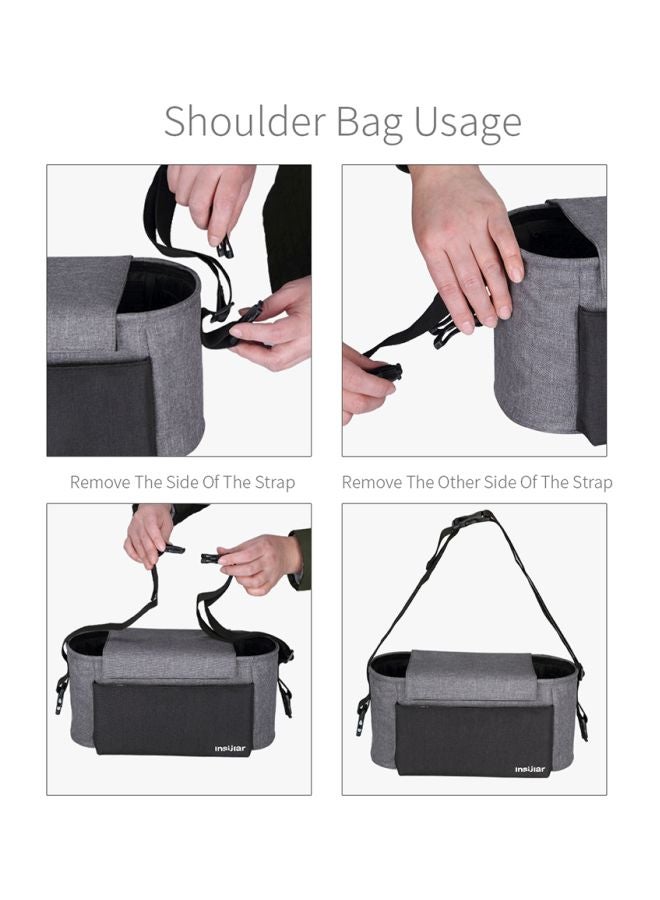 insular Multifunctional Stroller Organizer Bag - Image 5
