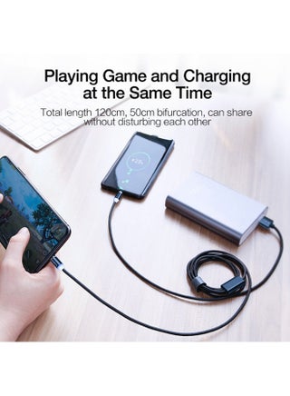 2-In-1 Magnetic Charging USB To Type-C And Lightning Cable Black - v1594210796/N39171904A_2
