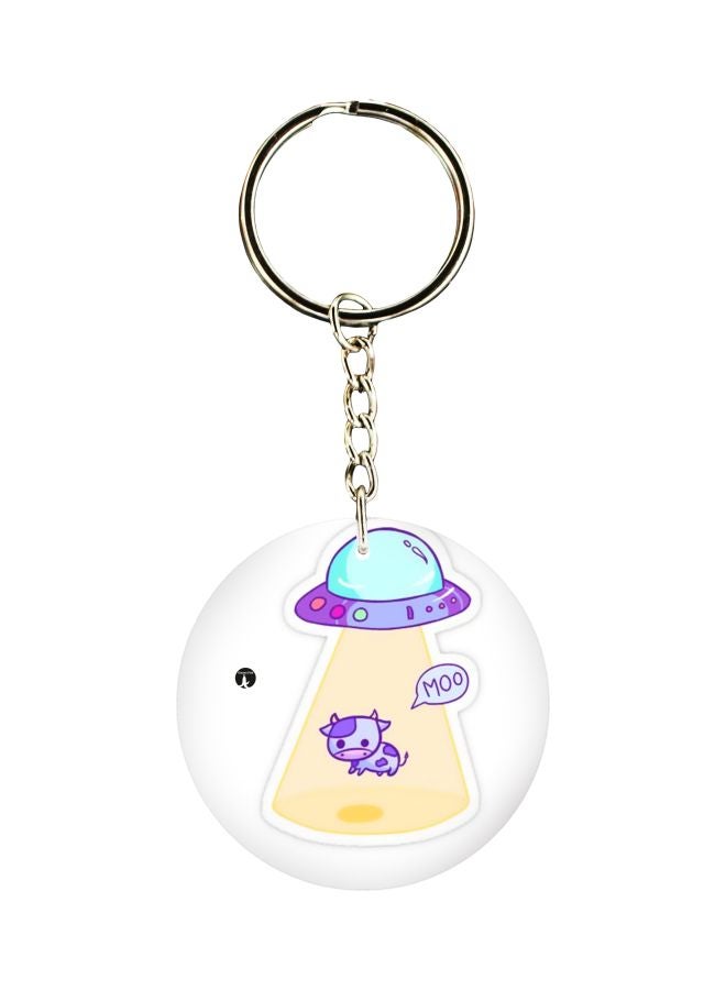 BP Cartoon Themed Single Sided Keychain