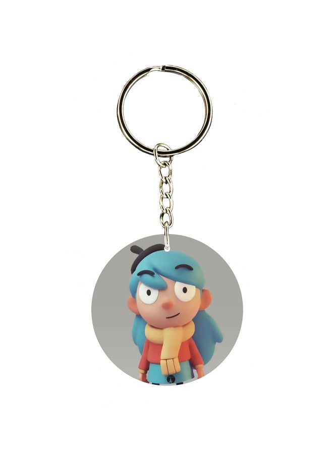 BP Cartoon Themed Single Sided Keychain