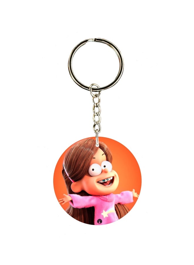BP Cartoon Themed Single Sided Keychain