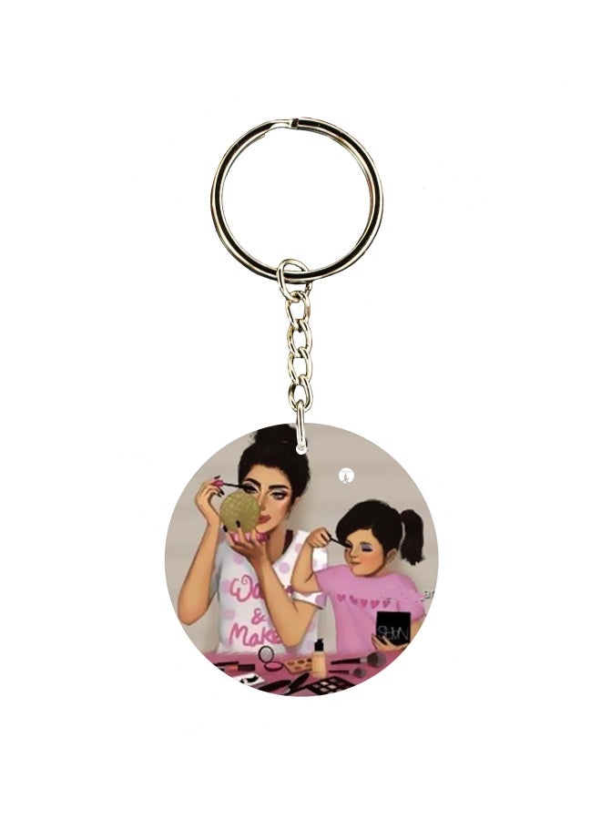 BP Printed Single Sided Keychain