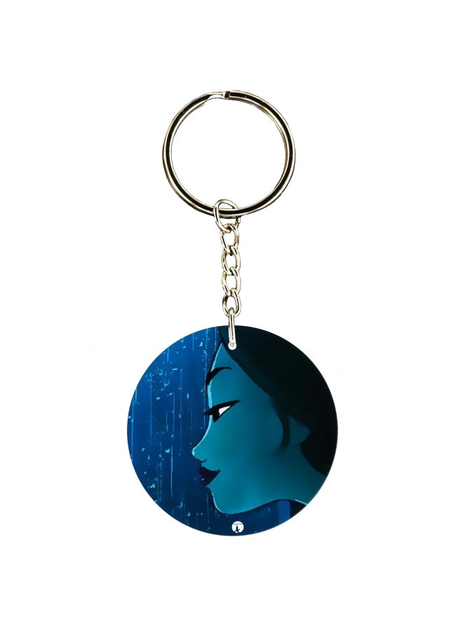 BP Printed Single Sided Keychain