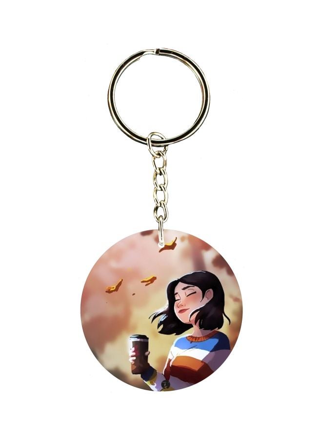 BP Printed Single Sided Keychain