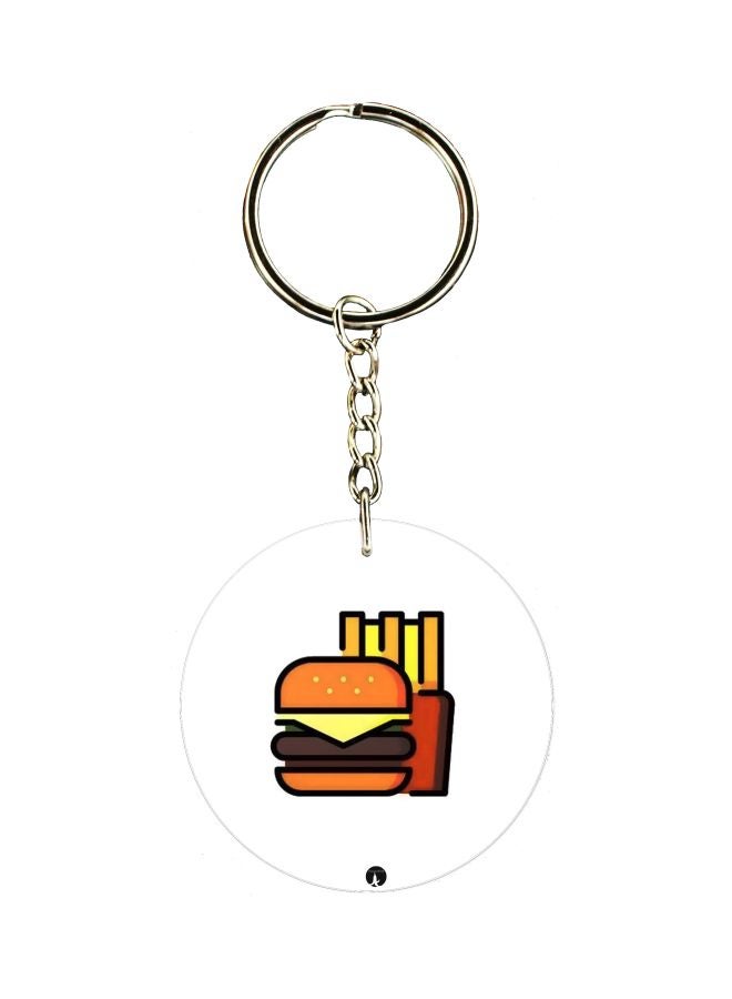 BP Printed Single Sided Keychain