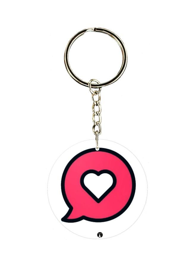 BP Cartoon Themed Single Sided Keychain