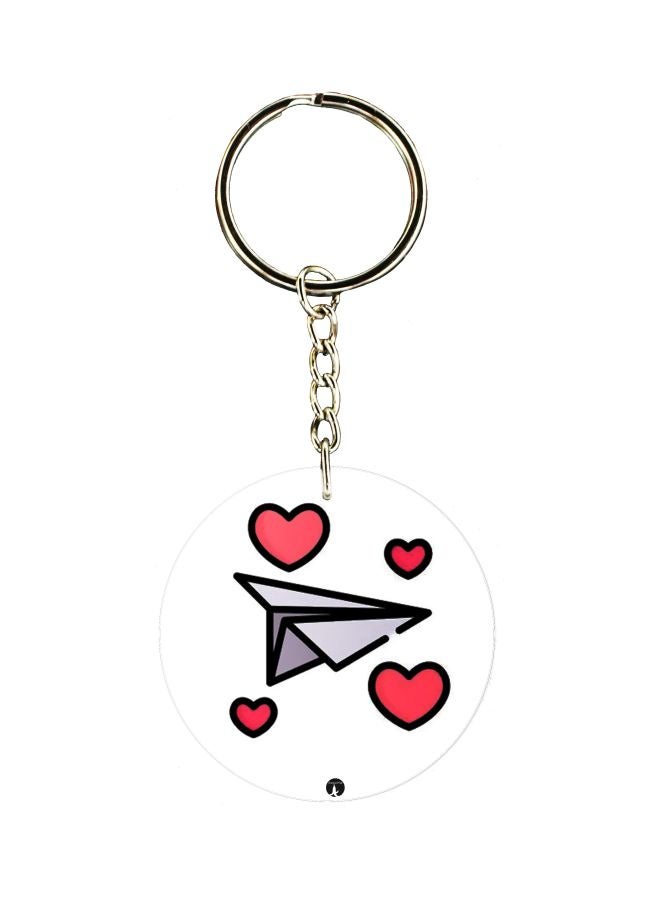 BP Cartoon Themed Single Sided Keychain