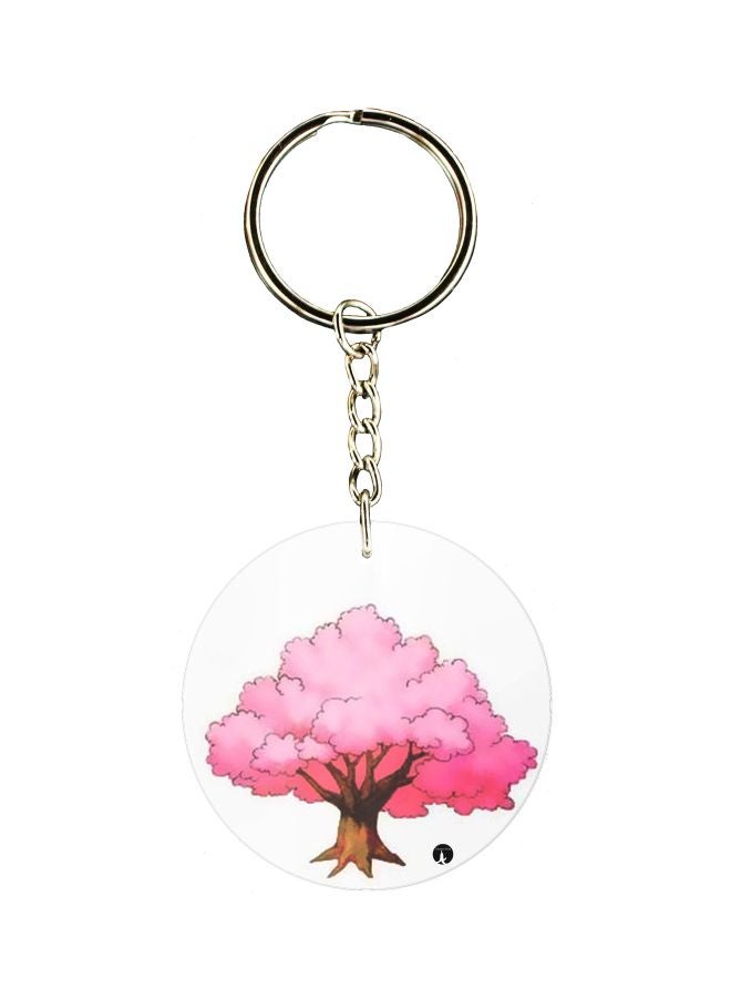 بي بي سلسلة مفاتيح بطبعة رسومات كرتونية على جهة واحدة