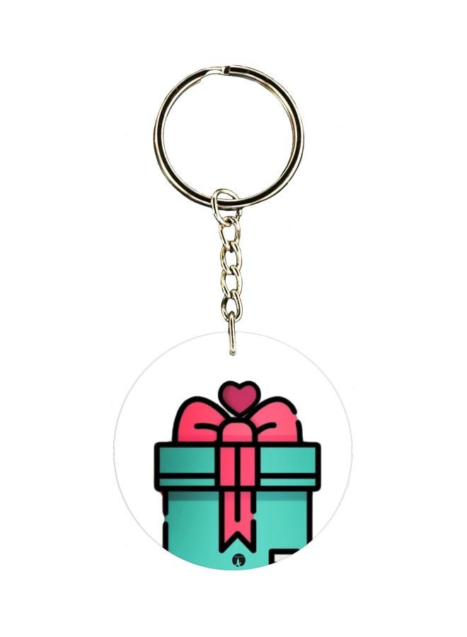 BP Cartoon Themed Single Sided Keychain