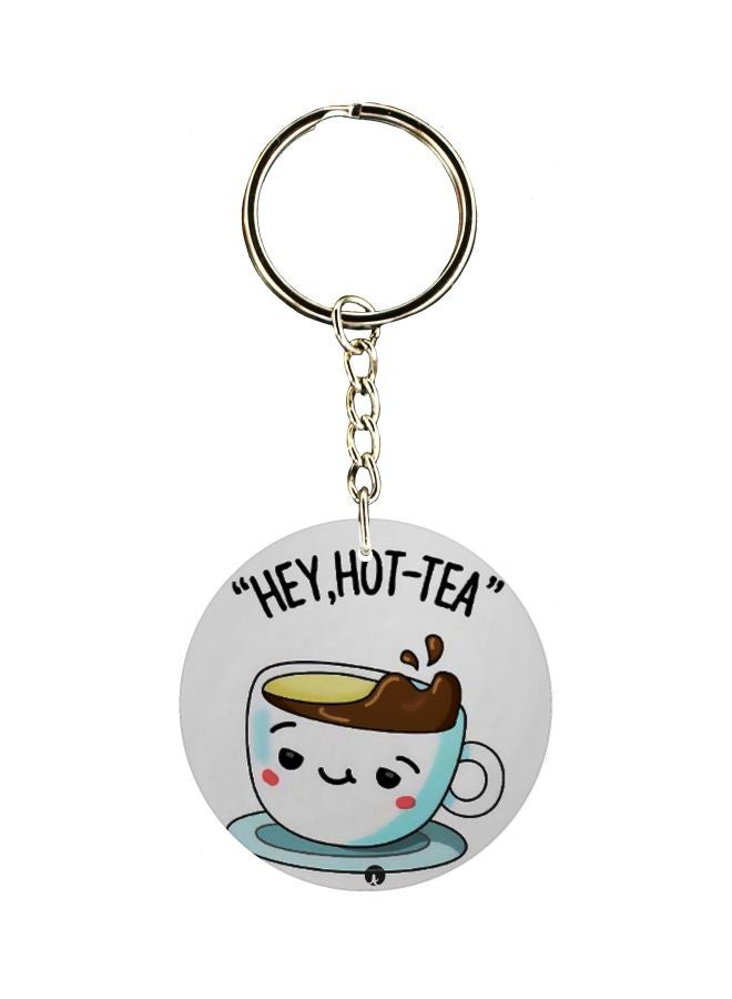 بي بي سلسلة مفاتيح بطبعة رسومات كرتونية على جهة واحدة