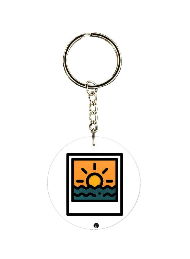 BP Cartoon Themed Single Sided Keychain