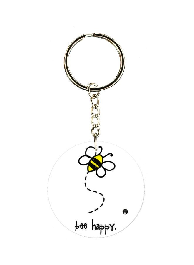 بي بي سلسلة مفاتيح بطبعة رسومات كرتونية على جهة واحدة