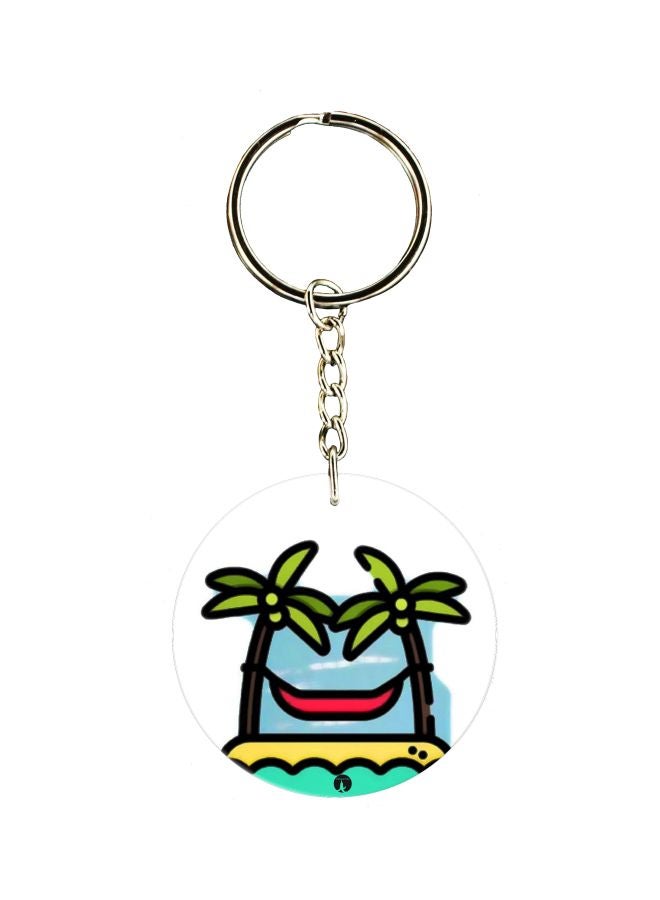 BP Cartoon Themed Single Sided Keychain
