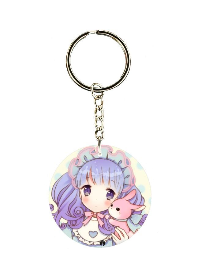 BP Cartoon Printed Keychain