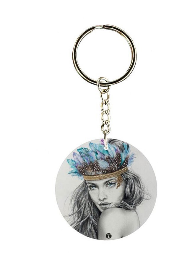 BP Cartoon Printed Keychain