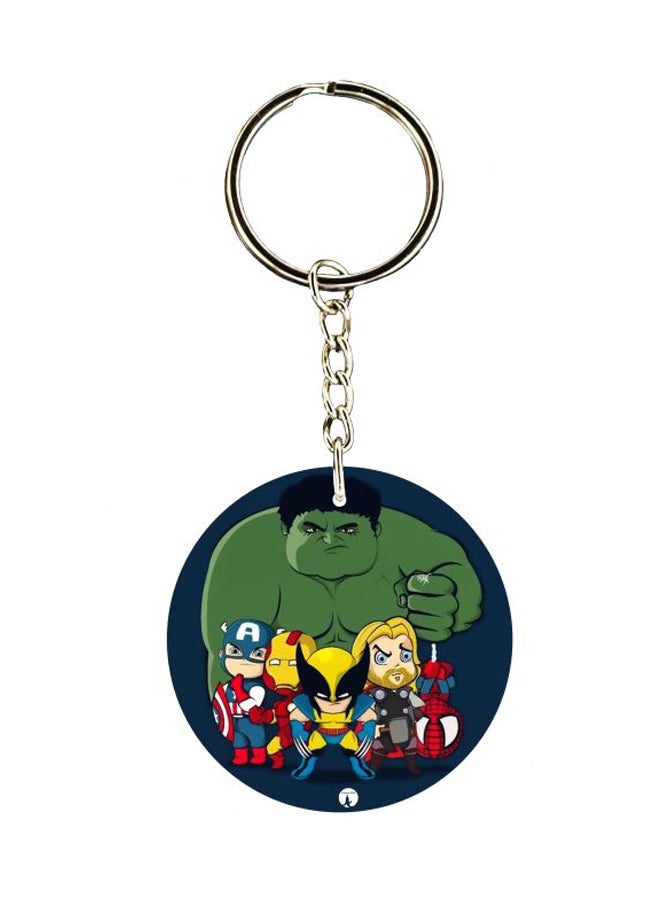 BP Marvels Avenger Team Character Printed Keychain
