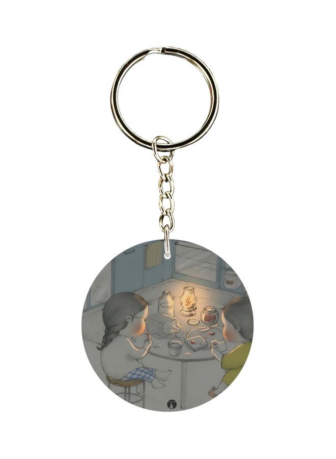 بي بي سلسلة مفاتيح بطبعة شخصية رسوم متحركة