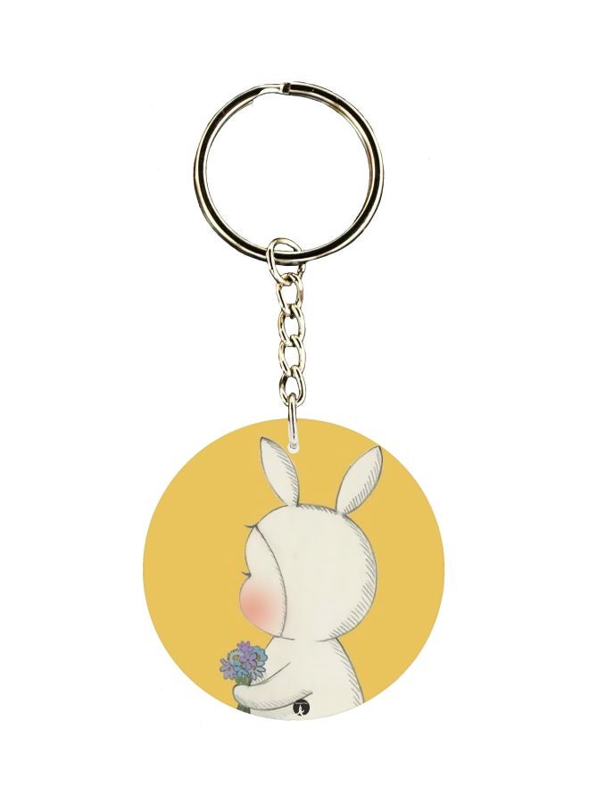 BP Cartoon Themed Single Sided Keychain