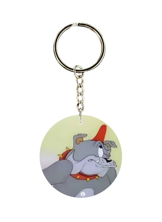 BP Cartoon Themed Single Sided Keychain
