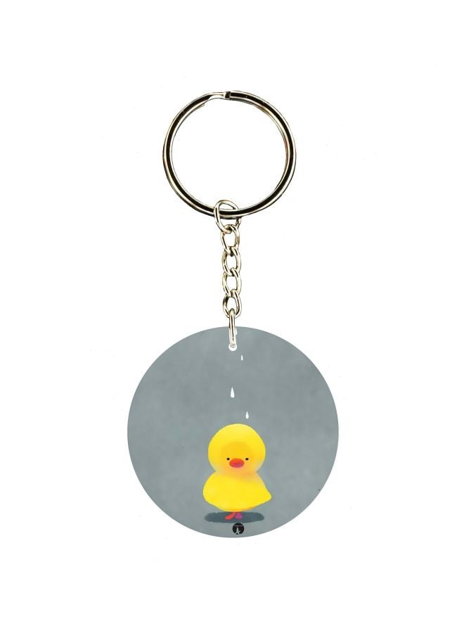 BP Cartoon Themed Single Sided Keychain
