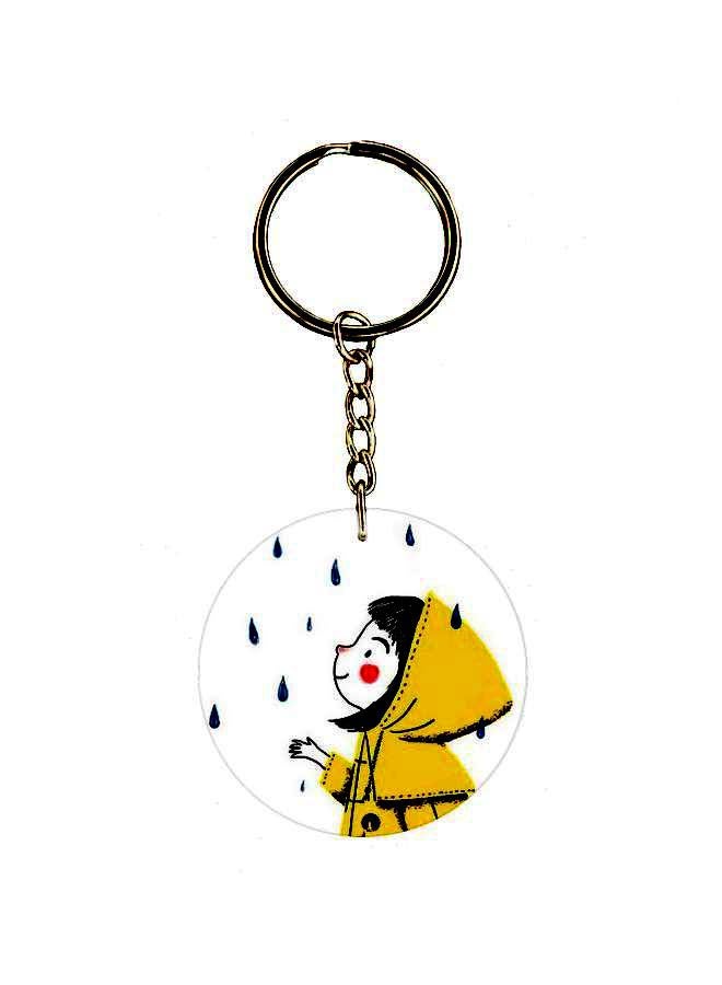 BP Cartoon Themed Single Sided Keychain