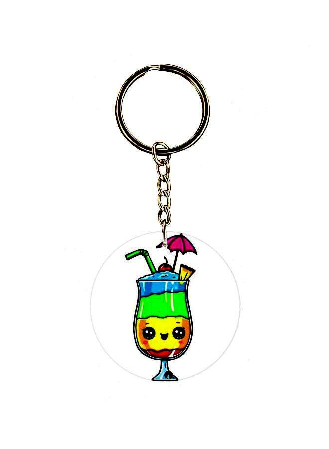 BP Cartoon Themed Single Sided Keychain
