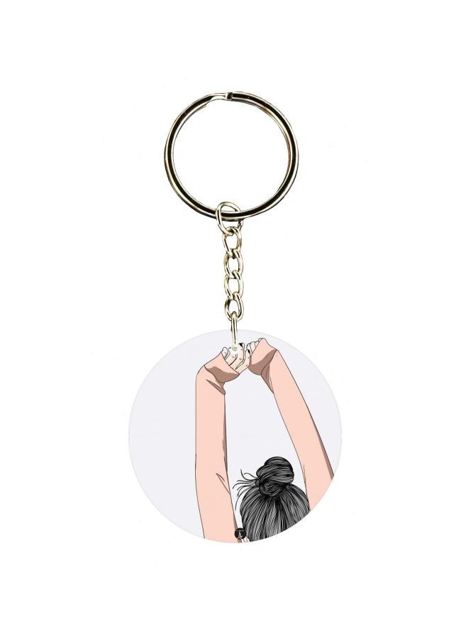 BP Cartoon Themed Single Sided Keychain