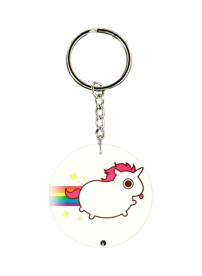 BP Cartoon Themed Single Sided Keychain