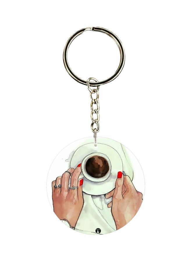 BP Cartoon Themed Single Sided Keychain