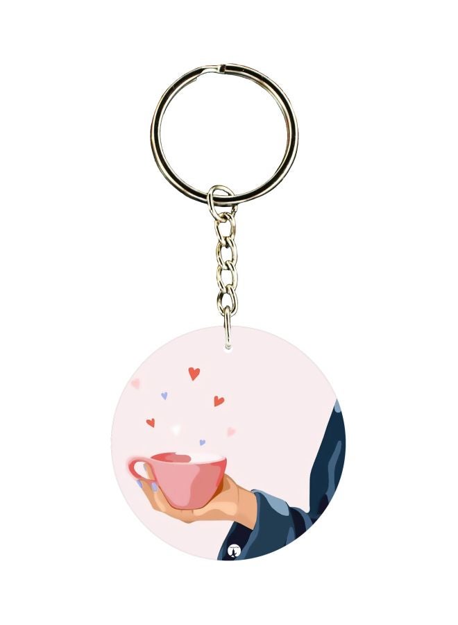 BP Cartoon Themed Single Sided Keychain
