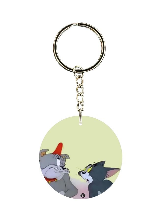 BP Tom And Jerry Printed Single Sided Keychain
