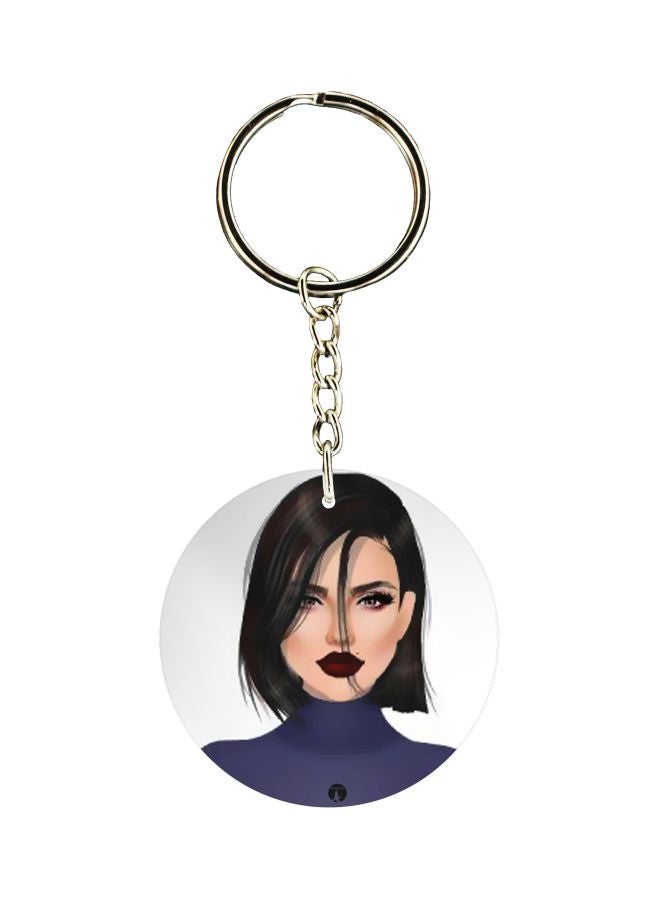 BP Printed Single Sided Keychain